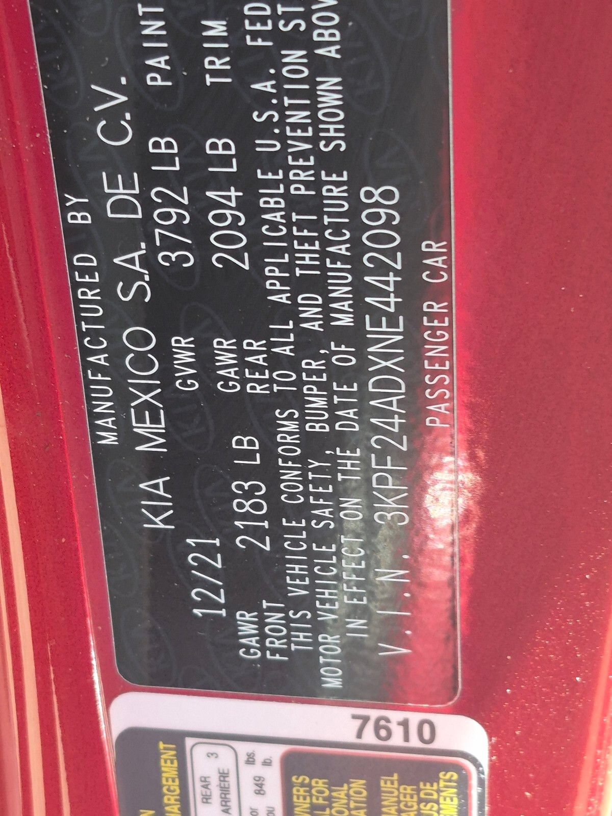 Used 2022 Kia Forte LXS FWD image 27