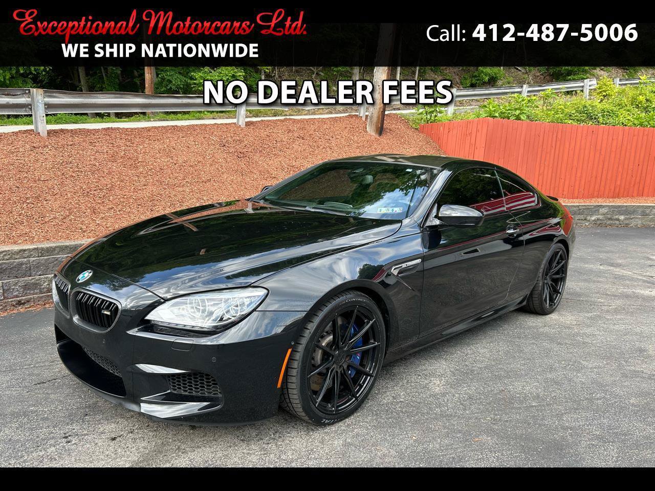 Used 2013 BMW M6 Coupe w/ Executive Pkg RWD image 1