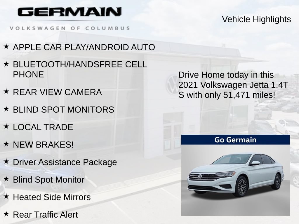 Used 2021 Volkswagen Jetta S w/ Driver Assistance Package FWD image 5