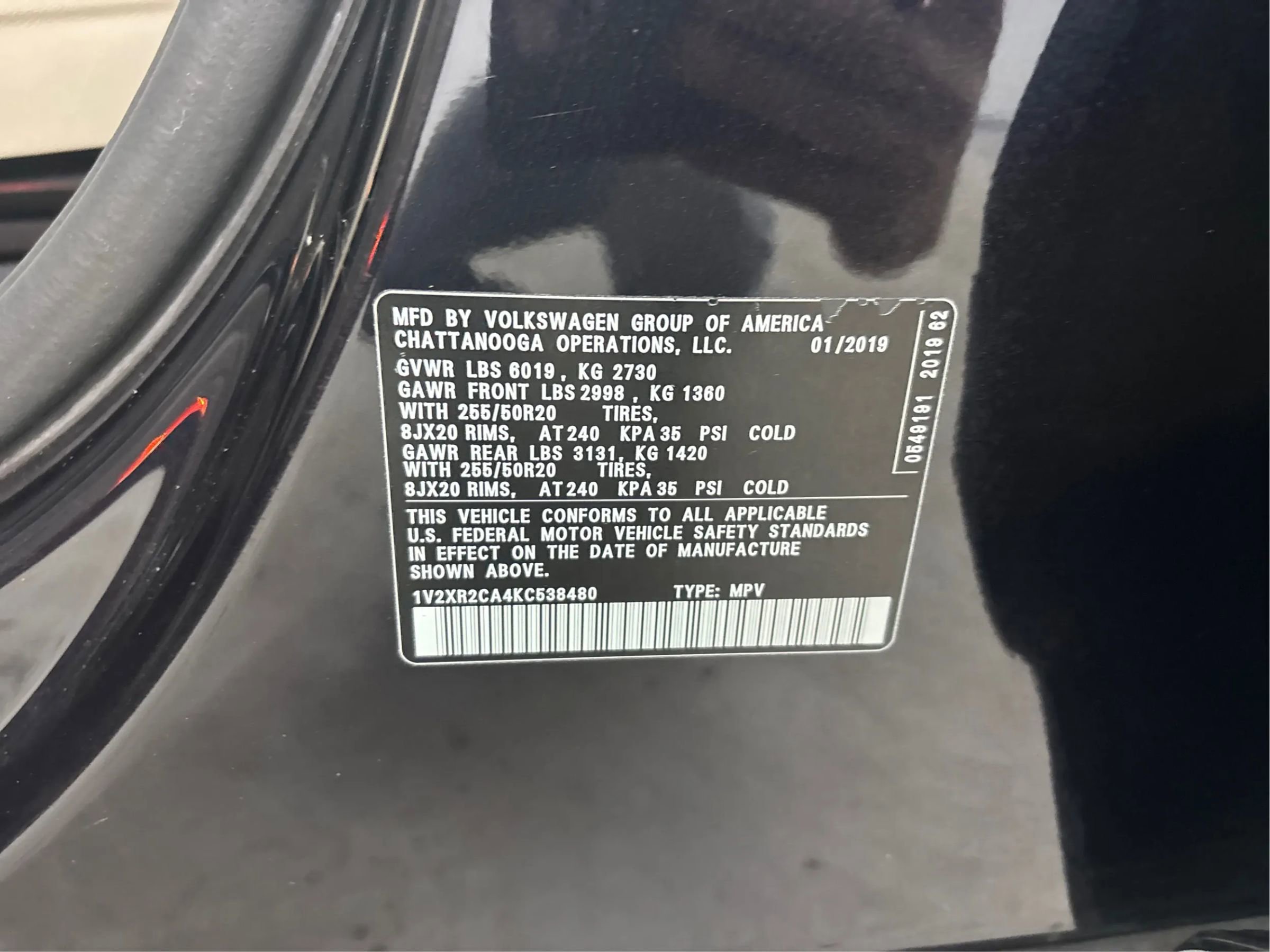 Used 2019 Volkswagen Atlas SE w/ Towing Package AWD/4WD image 29