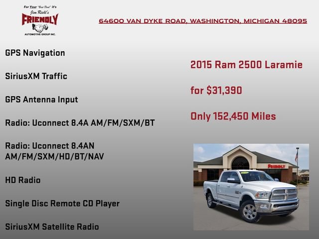 Used 2015 RAM 2500 Laramie AWD/4WD image 10