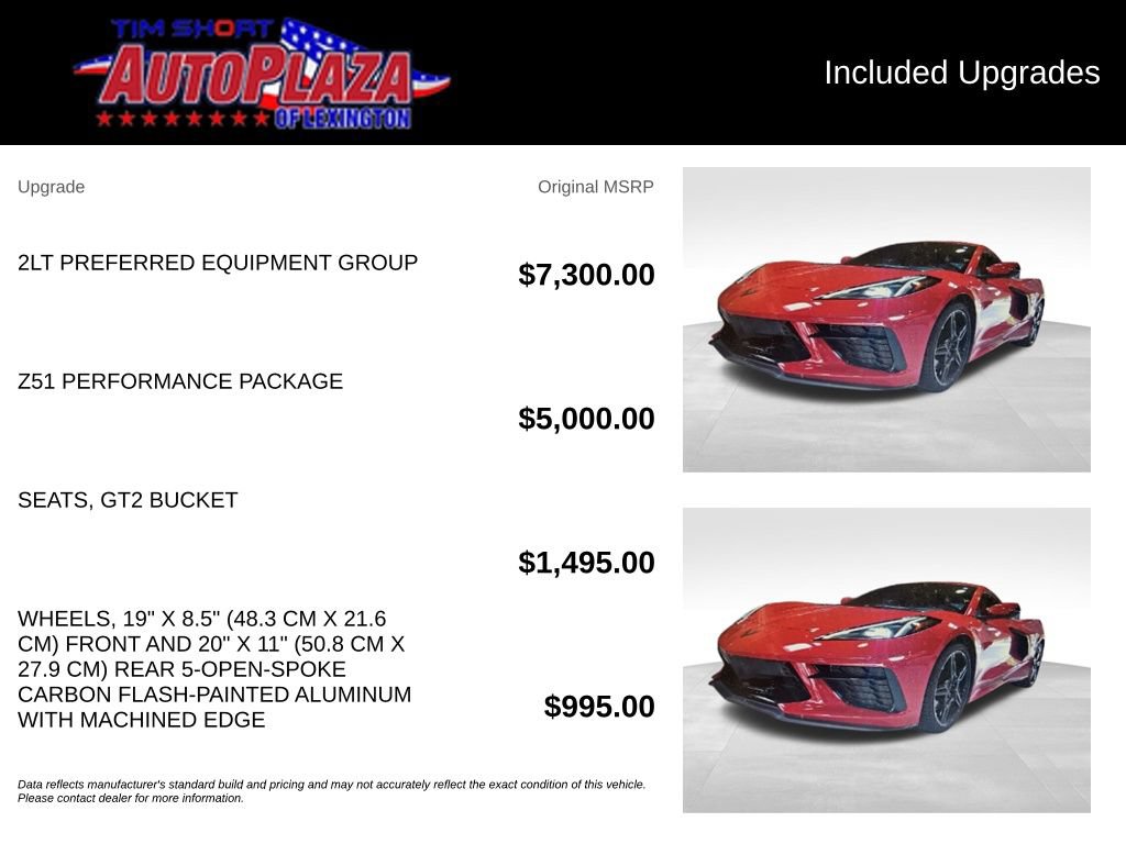 Used 2020 Chevrolet Corvette Stingray Preferred Cpe w/ 2LT Preferred Equipment Group RWD image 13