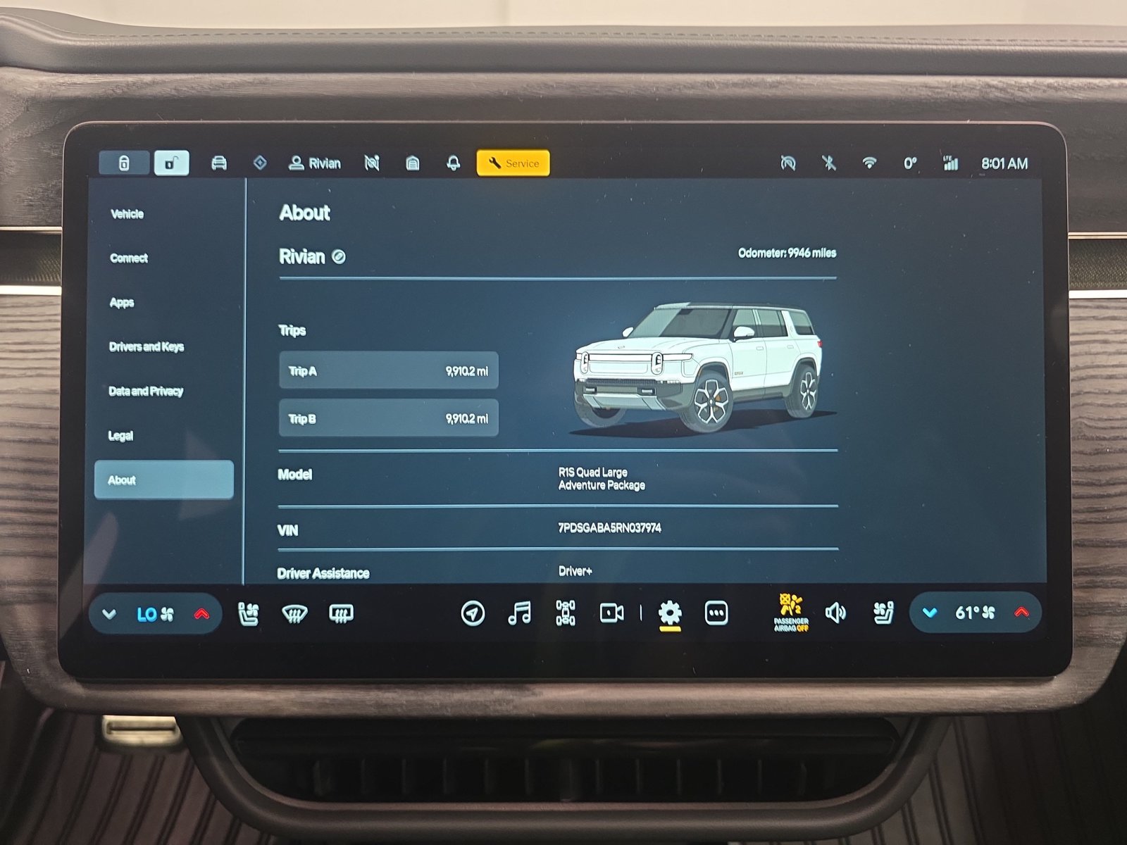 Used 2024 Rivian R1S Adventure Quad AWD/4WD image 29