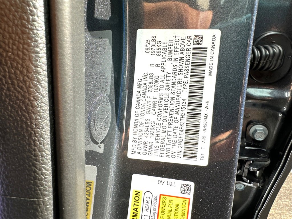 New 2026 Honda Civic Sport Touring image 36