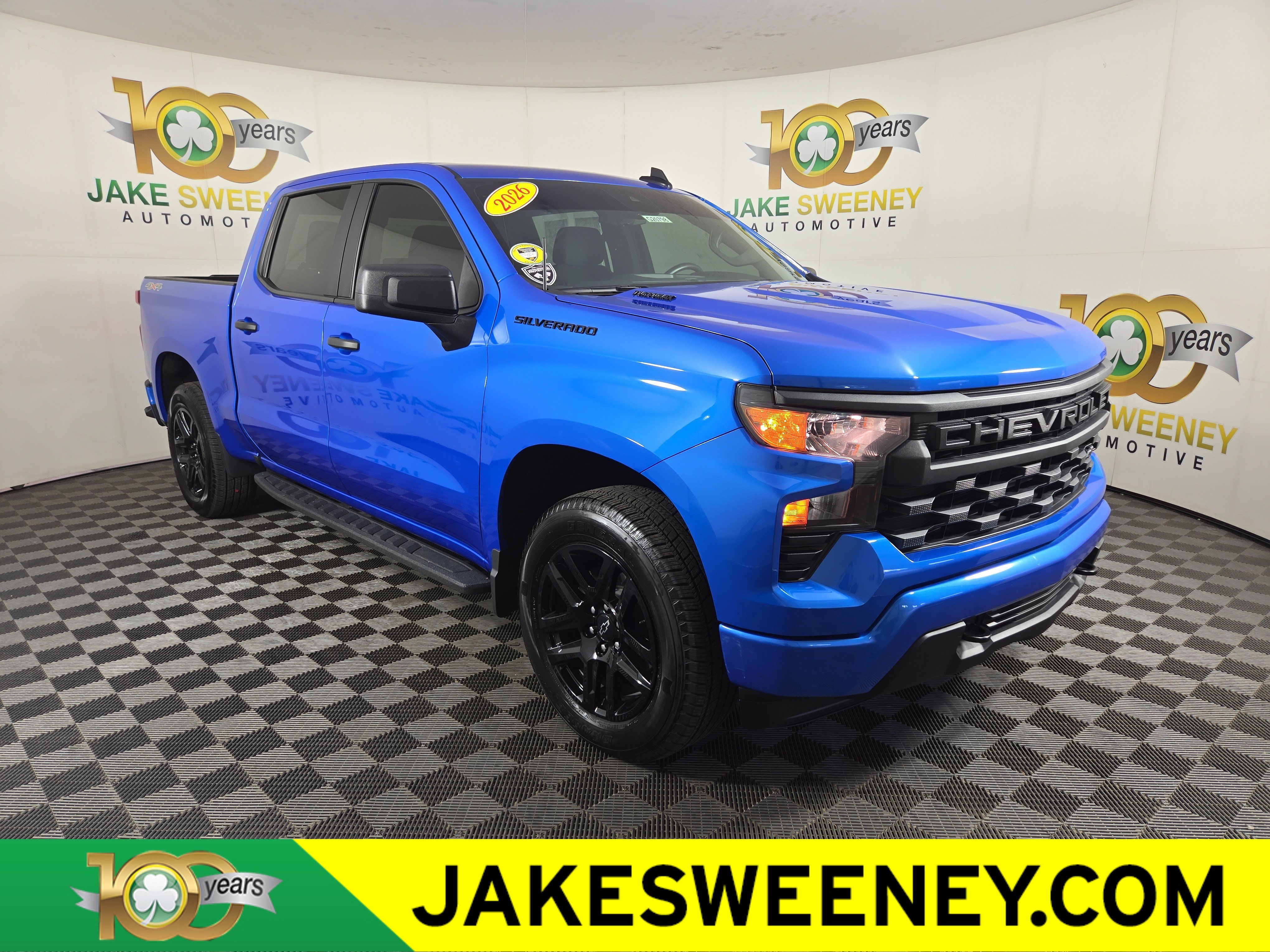 Certified 2026 Chevrolet Silverado 1500 Custom w/ LPO, Dark Essentials Package AWD/4WD image 1