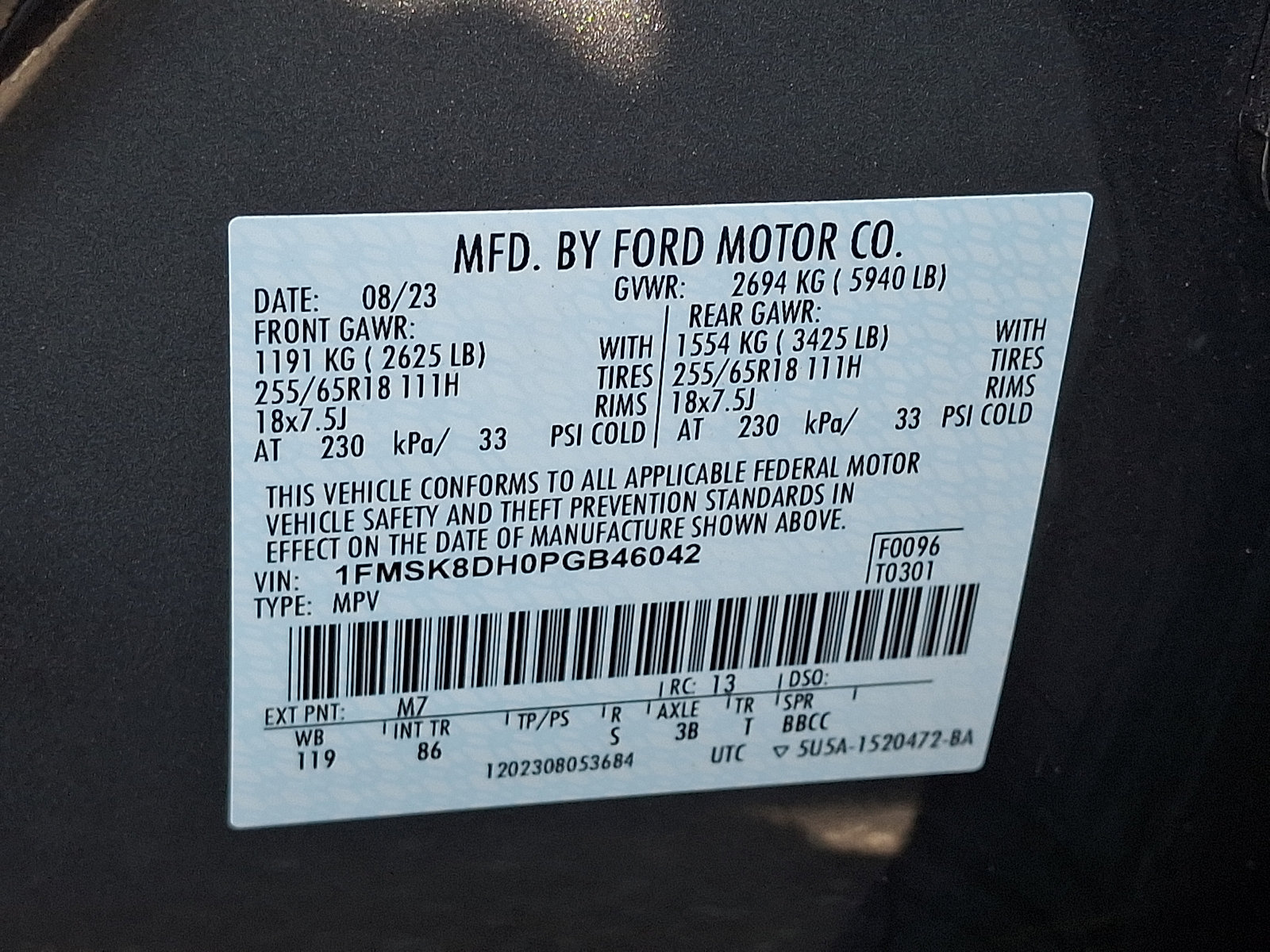 Certified 2023 Ford Explorer XLT AWD/4WD image 27