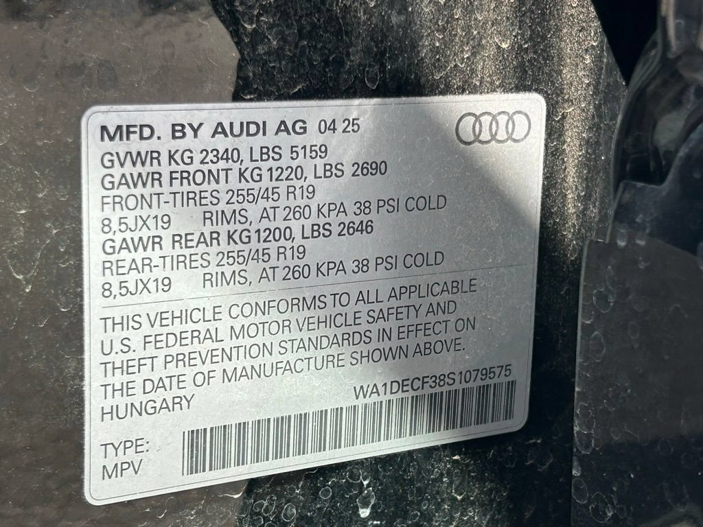 Certified 2025 Audi Q3 2.0T Premium w/ Convenience Package AWD/4WD image 68
