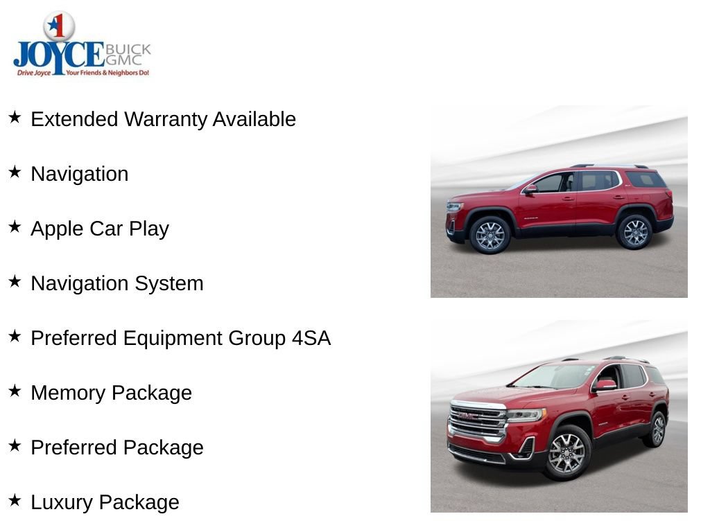 Certified 2023 GMC Acadia SLT w/ Preferred Package FWD image 10
