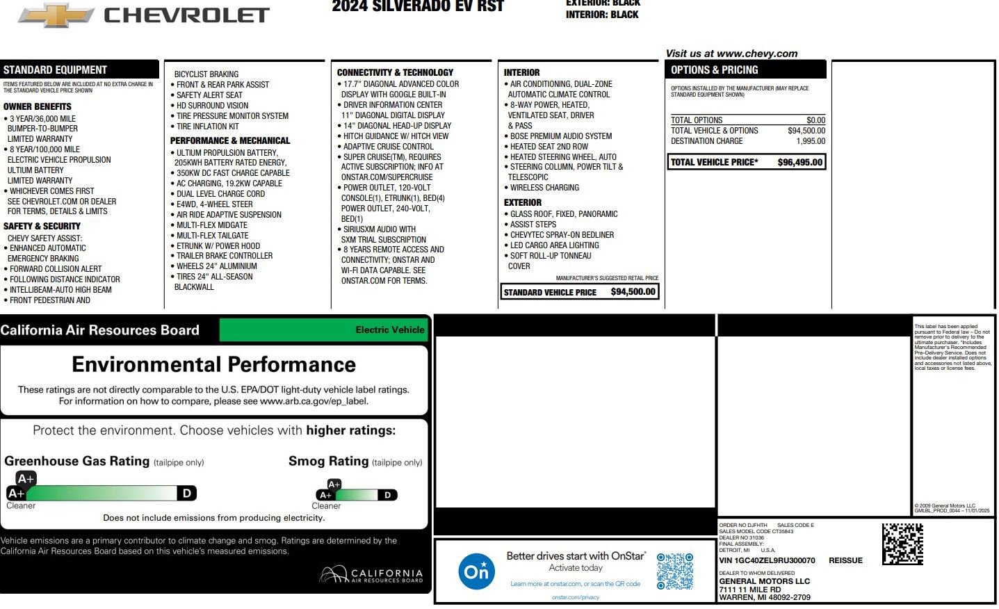 Used 2024 Chevrolet Silverado EV RST image 41