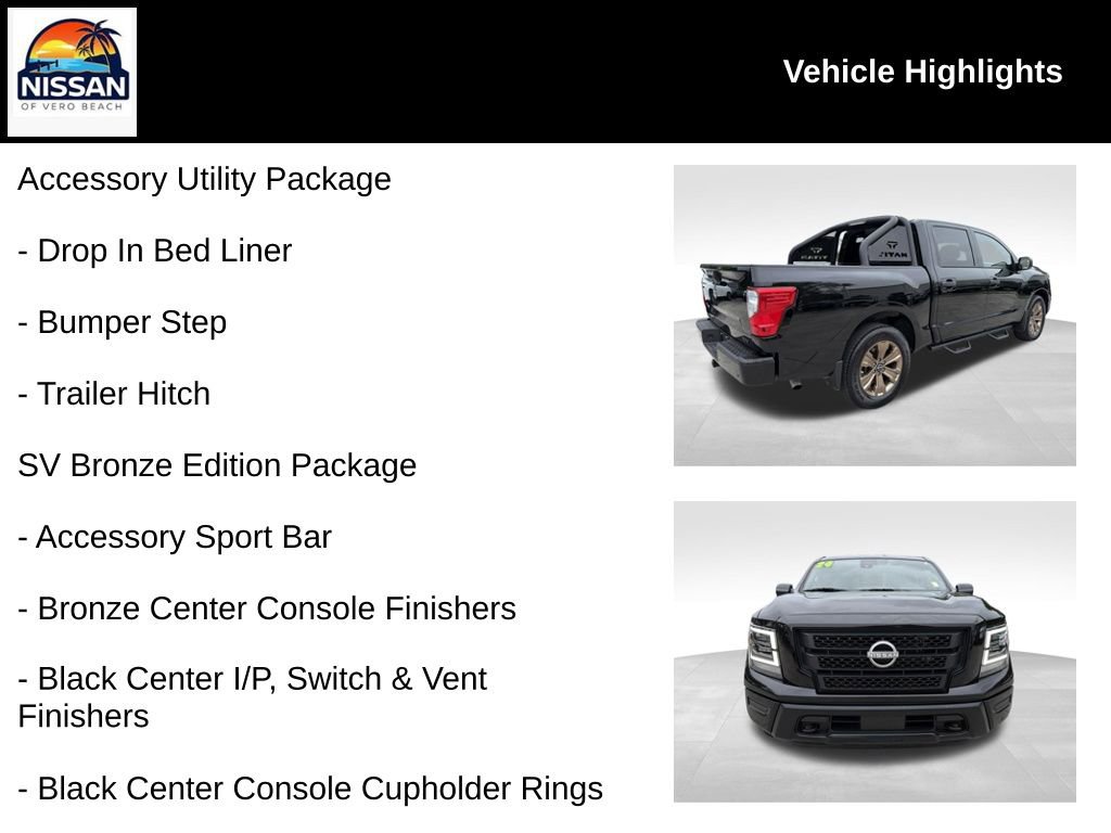 Used 2024 Nissan Titan SV w/ SV Bronze Edition Package image 19