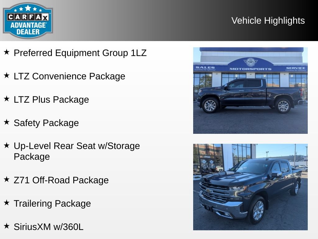 Used 2021 Chevrolet Silverado 1500 LTZ w/ Z71 Off-Road Package AWD/4WD image 4