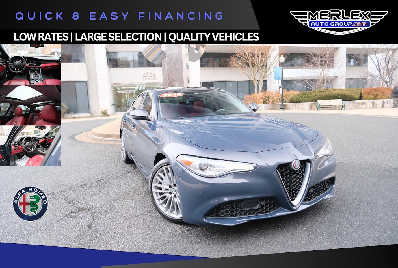 Used 2019 Alfa Romeo Giulia Ti w/ Quick Order Package 22Z Lusso