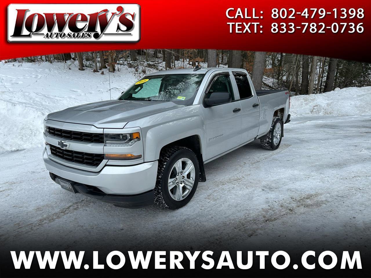 Used 2018 Chevrolet Silverado 1500 Custom w/ Custom Value Package
