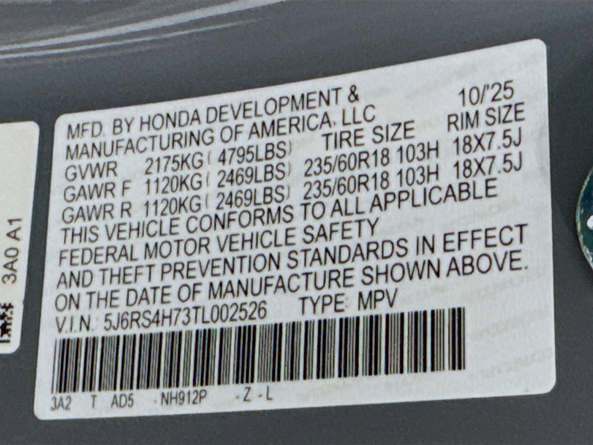 New 2026 Honda CR-V EX-L image 31