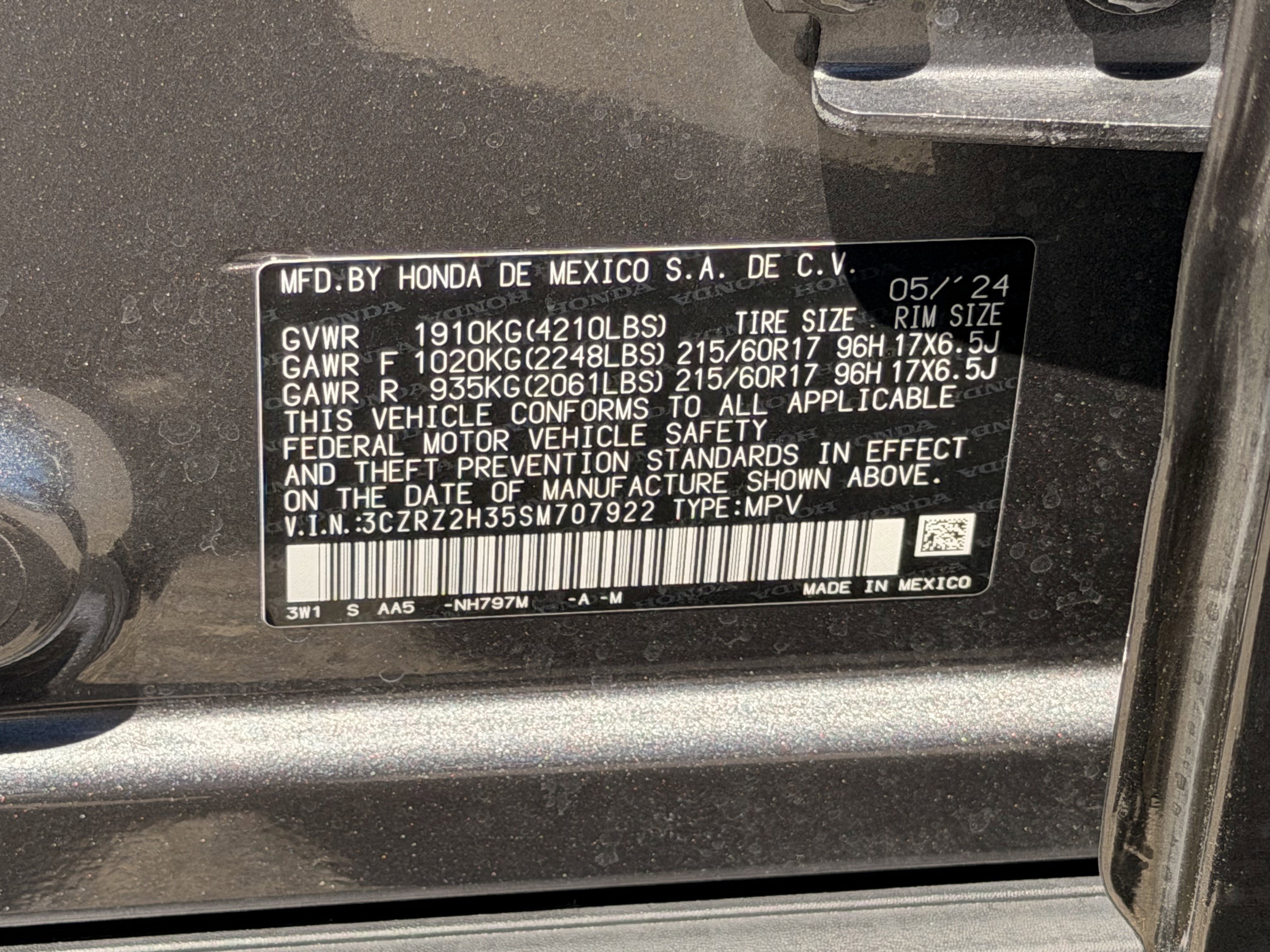 Used 2025 Honda HR-V LX image 28