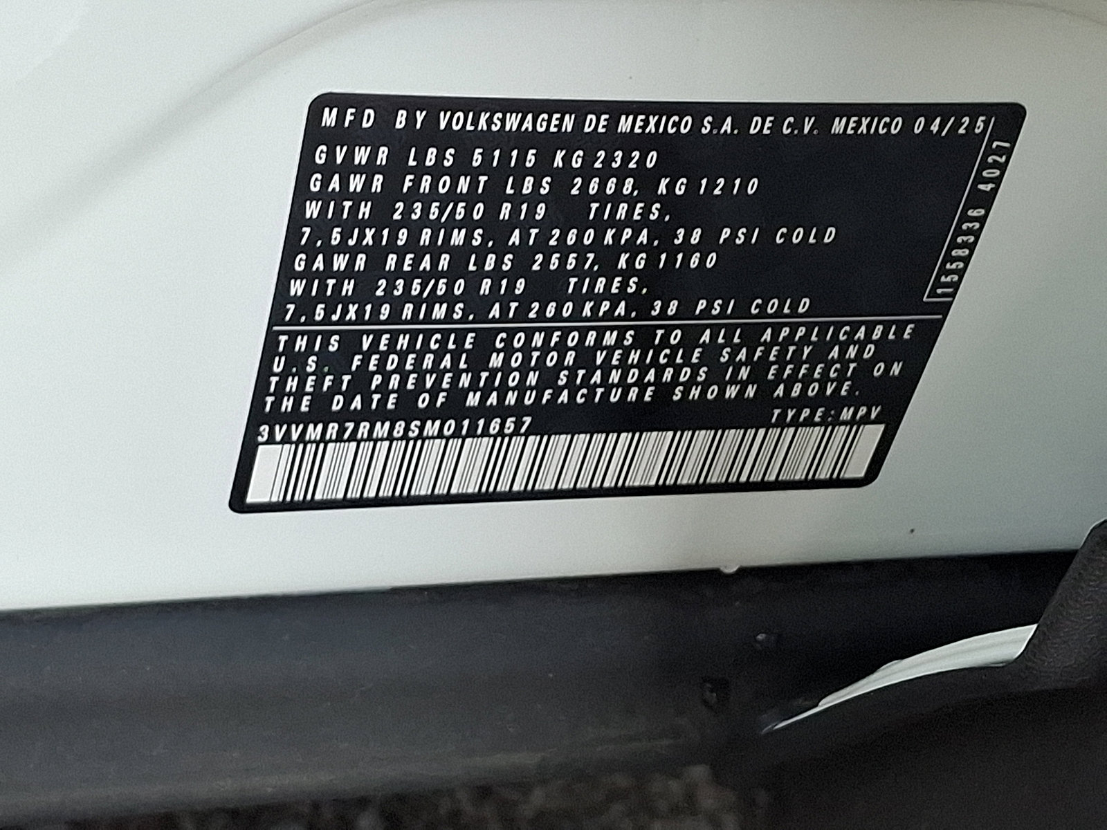 Certified 2025 Volkswagen Tiguan SE image 26