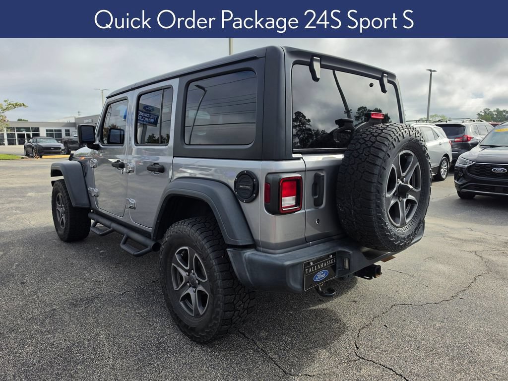 Used 2018 Jeep Wrangler Unlimited Sport S AWD/4WD image 2