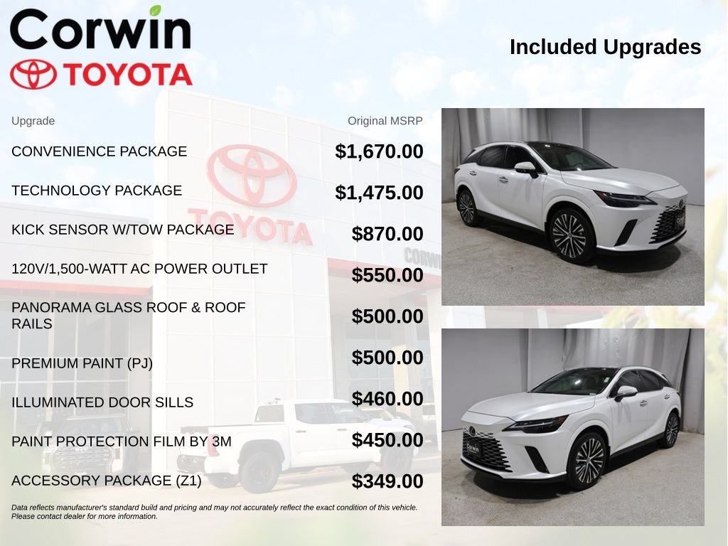 Used 2026 Lexus RX 350 w/ Convenience Package AWD/4WD image 4