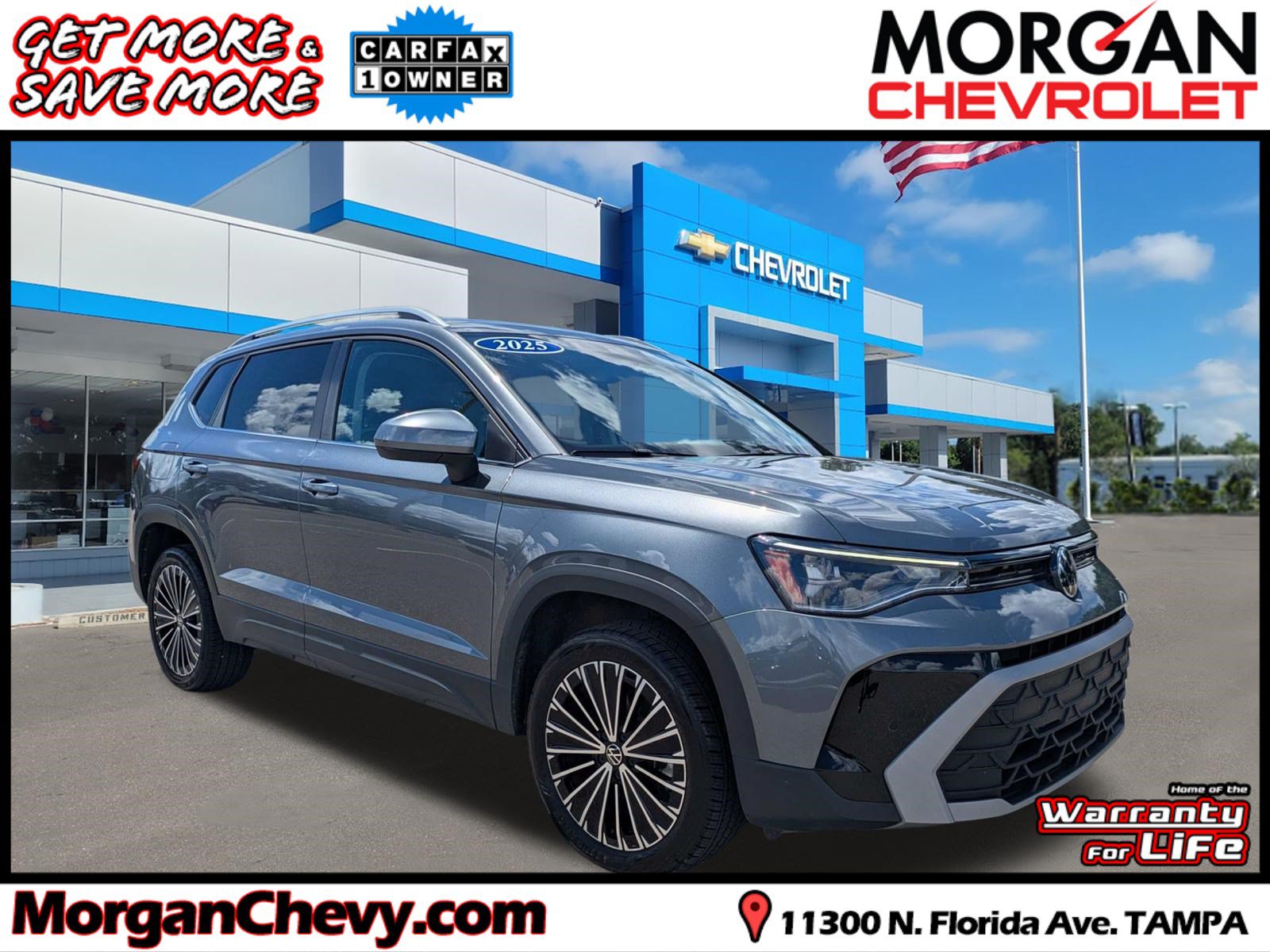 Used 2025 Volkswagen Taos SE FWD image 1