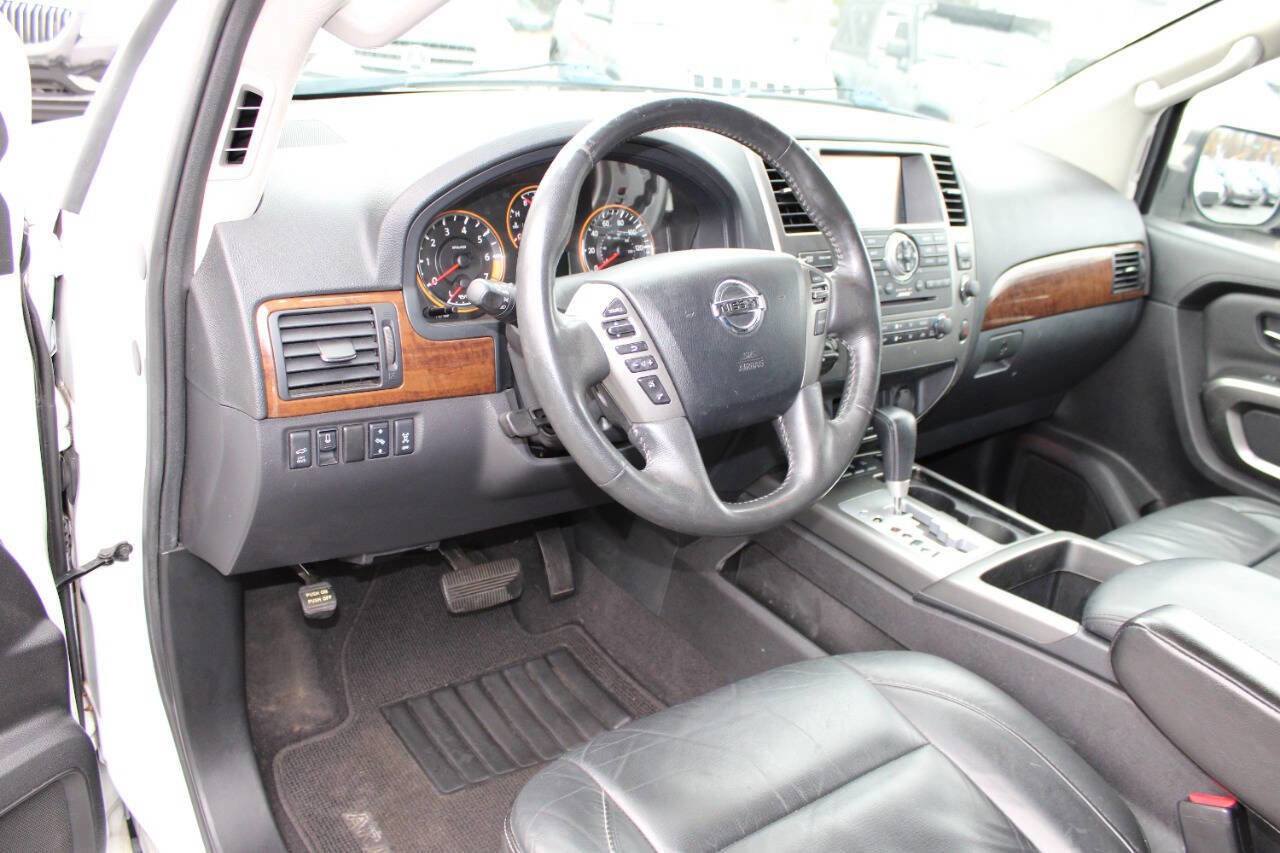 Used 2015 Nissan Armada Platinum w/ 2nd Row Captain Seat Package image 13