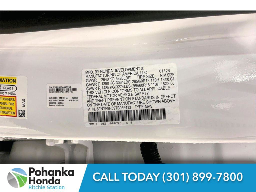 New 2026 Honda Passport RTL image 21