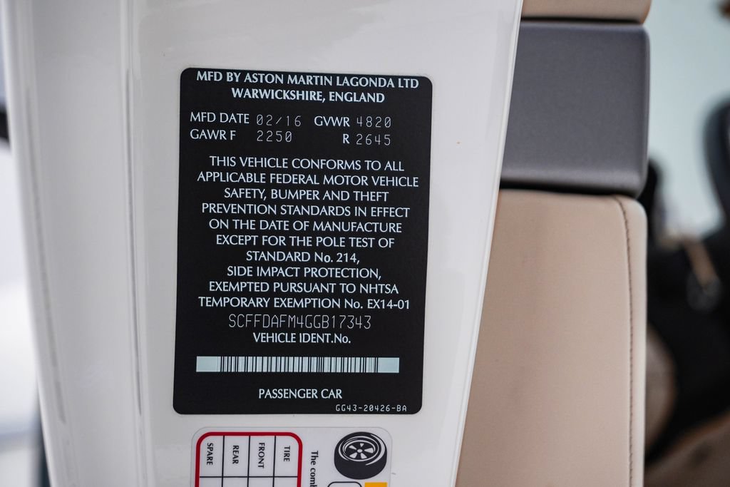 Used 2016 Aston Martin DB9 GT RWD image 42