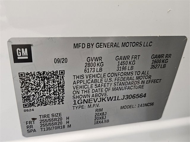 Used 2020 Chevrolet Traverse RS image 17