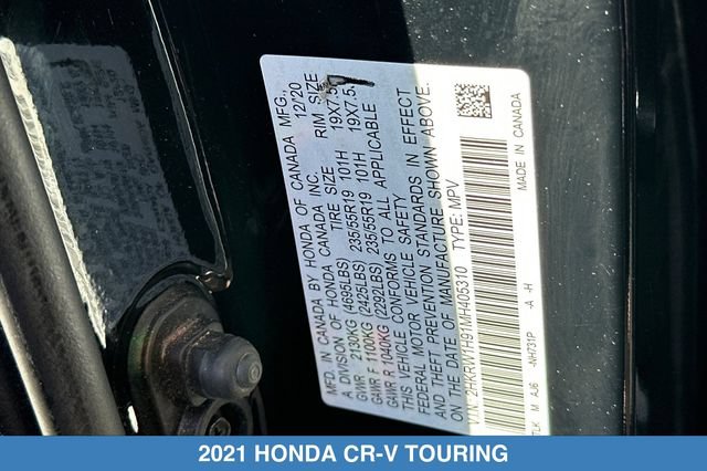 Certified 2021 Honda CR-V Touring image 34