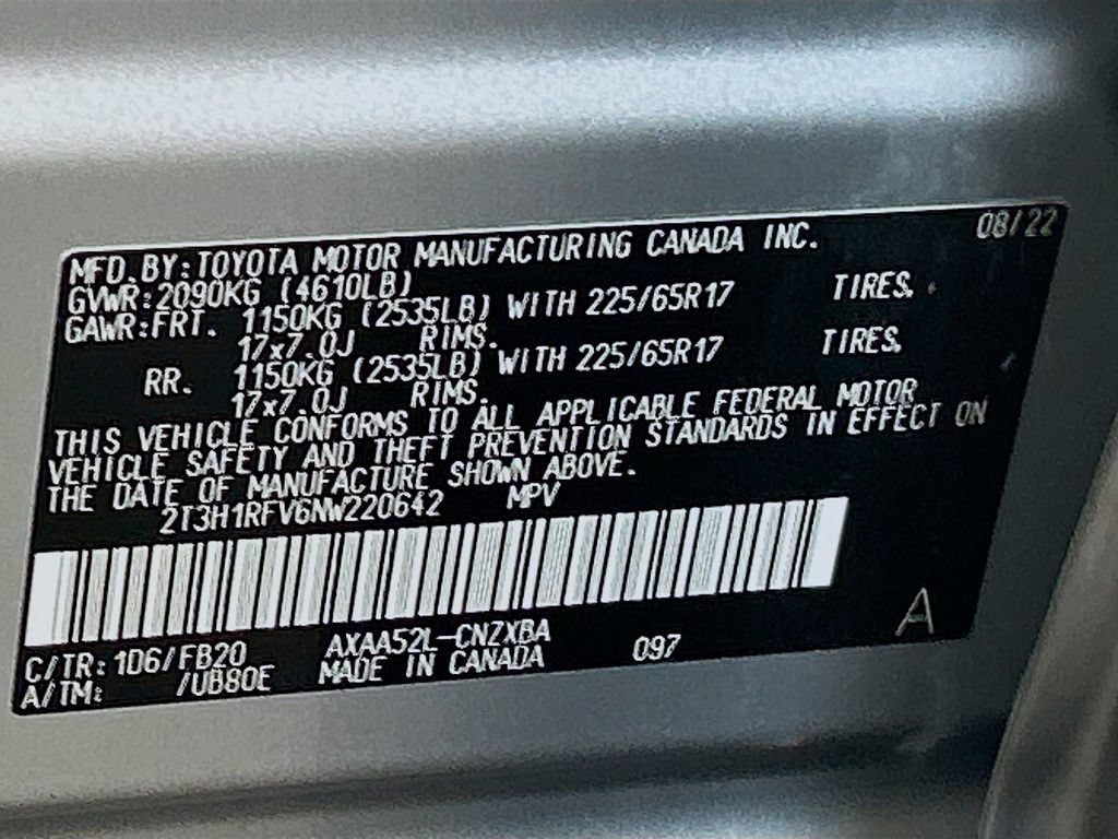 Used 2022 Toyota RAV4 LE FWD image 28