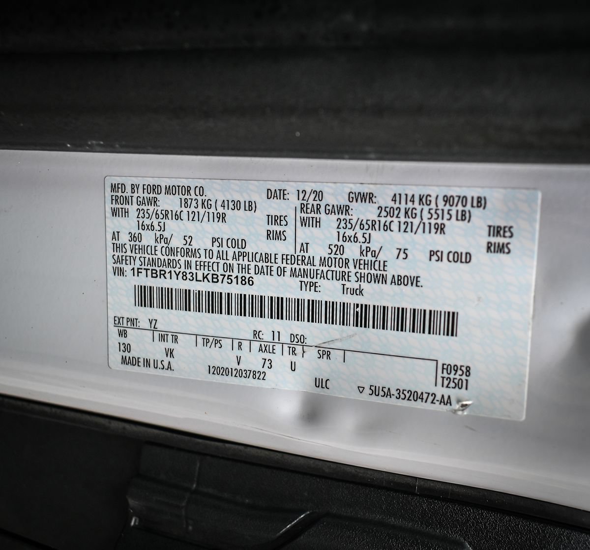 Used 2020 Ford Transit 250 Low Roof RWD image 21