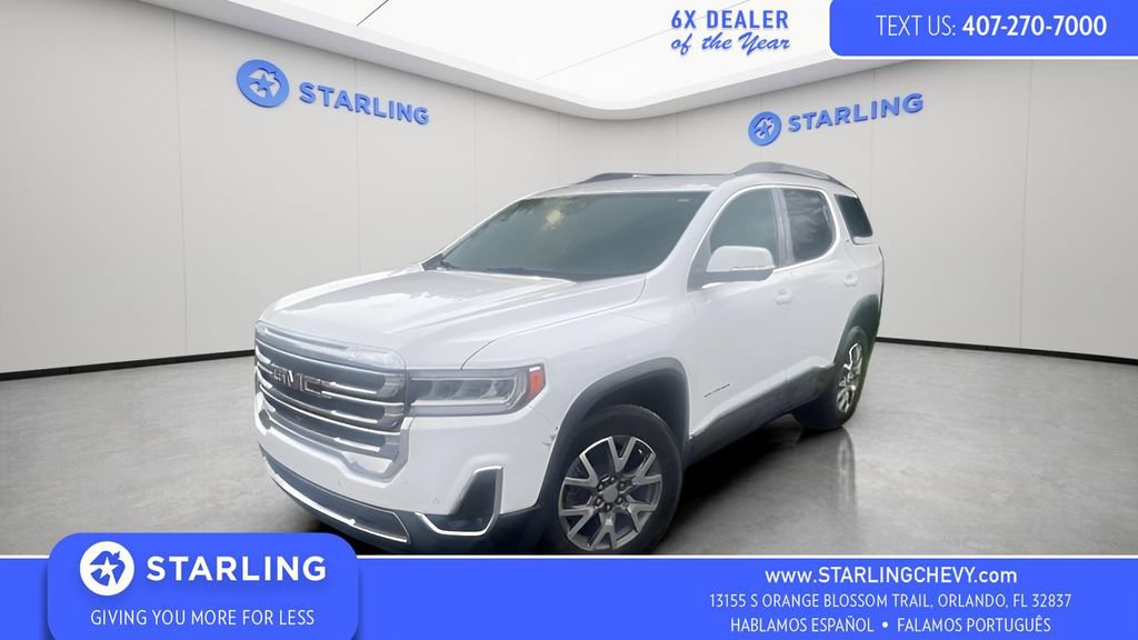 Used 2021 GMC Acadia SLT w/ Premium Package FWD image 1