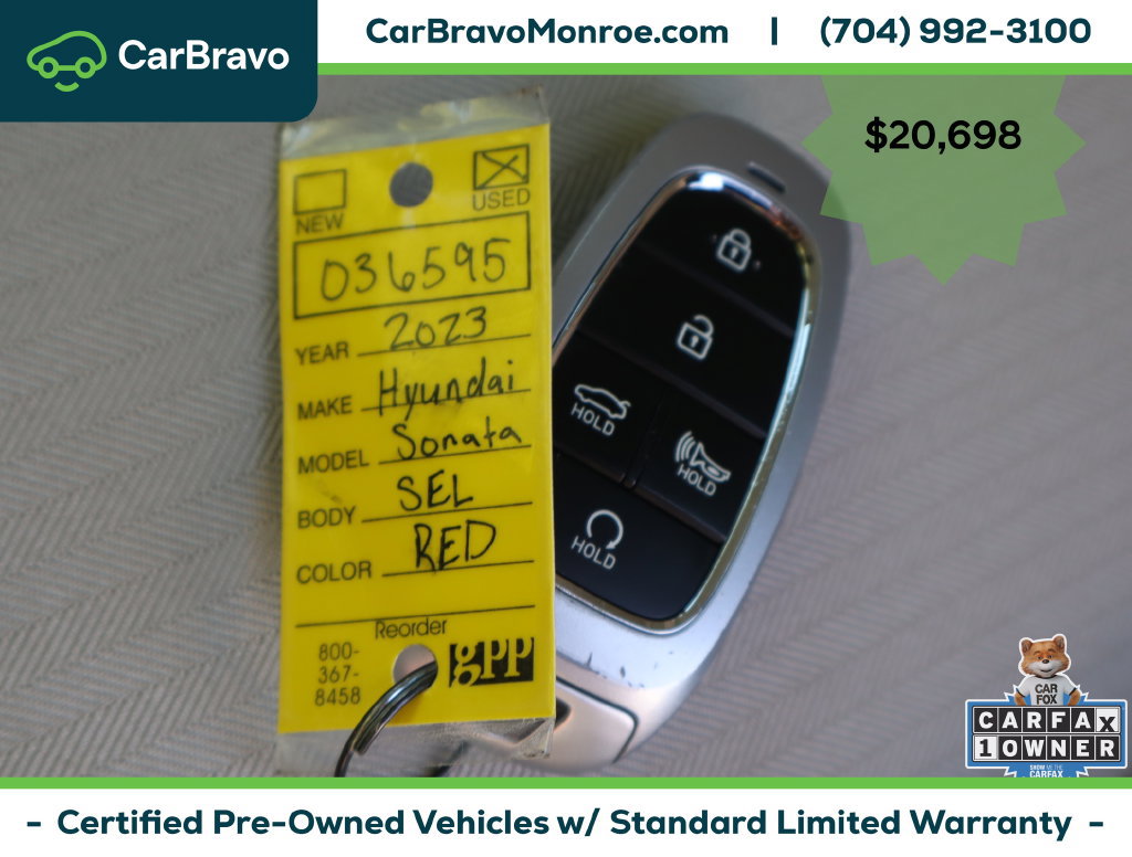 Used 2023 Hyundai Sonata SEL w/ Preferred Accessory Package FWD image 48