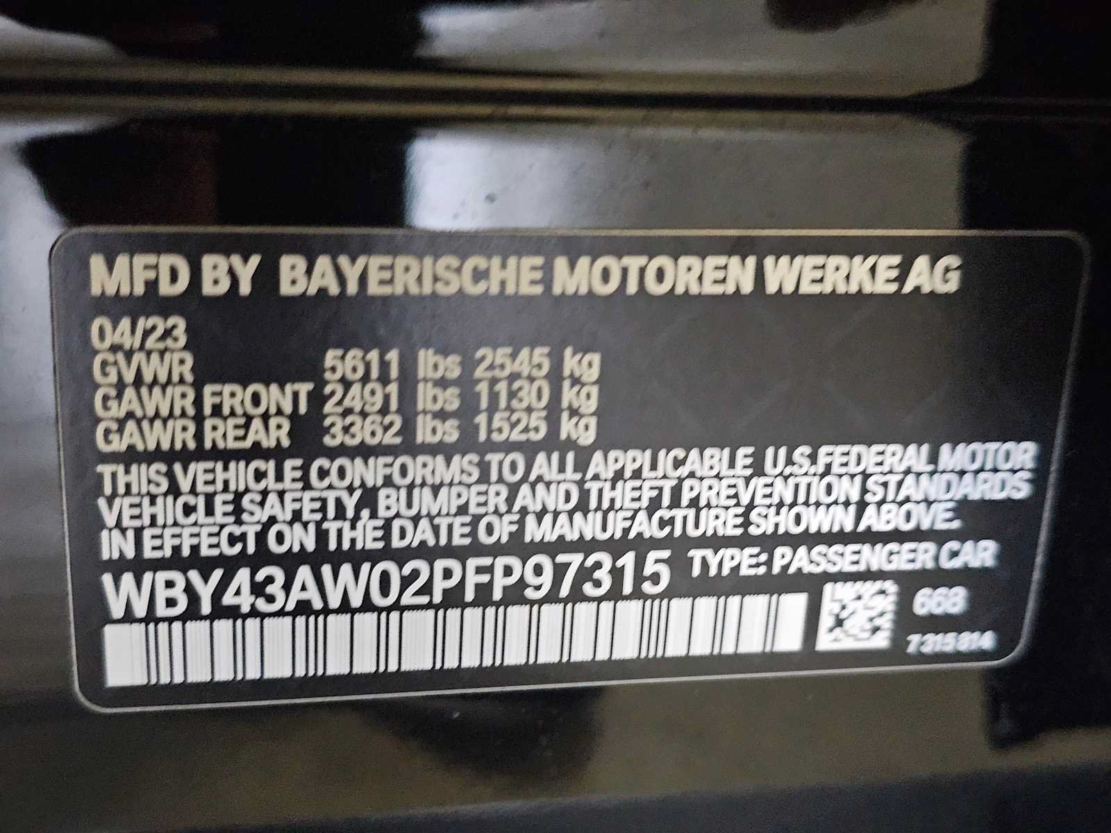 Certified 2023 BMW i4 eDrive35 w/ Premium Package RWD image 36