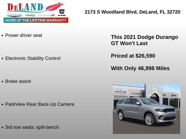 Used 2021 Dodge Durango GT image 4