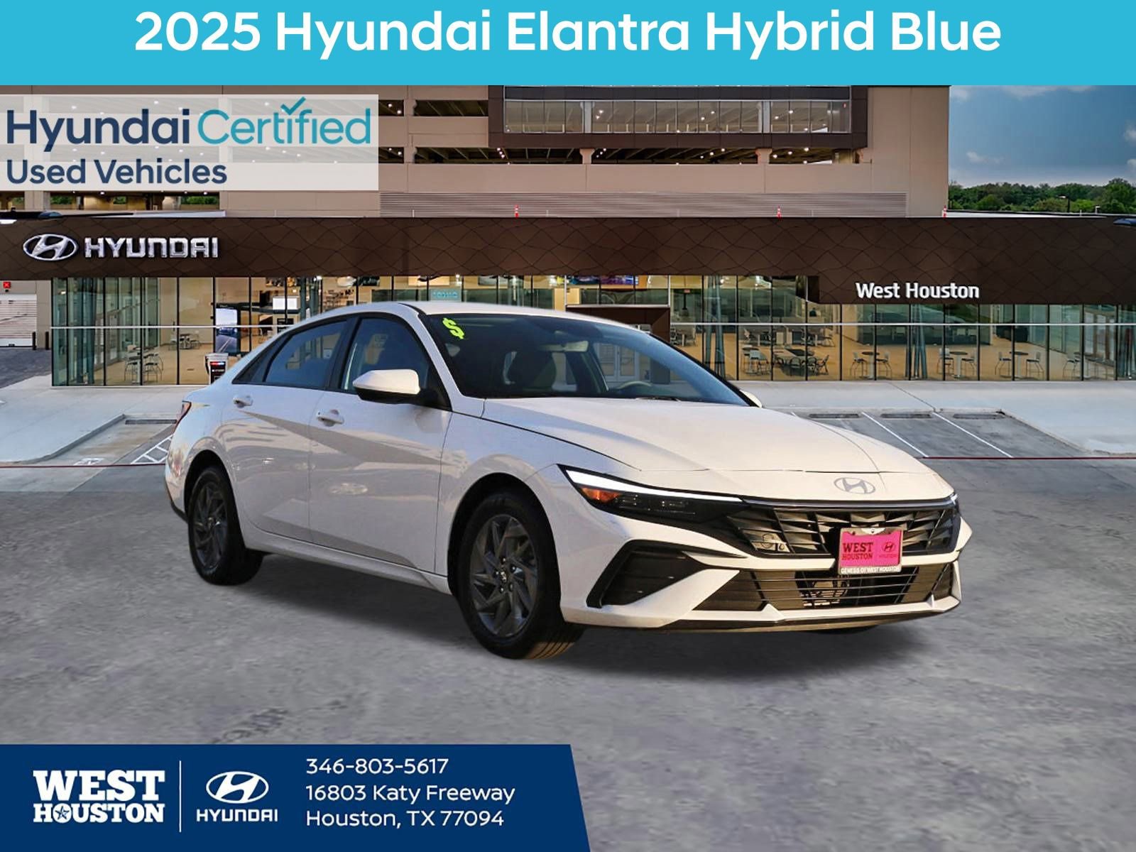 Certified 2025 Hyundai Elantra Blue
