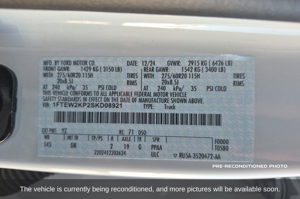 Used 2025 Ford F150 STX w/ Equipment Group 200A RWD image 19