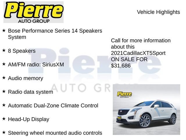Used 2021 Cadillac XT5 Sportv AWD/4WD image 14