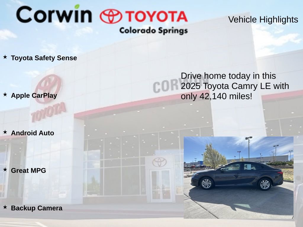 Used 2025 Toyota Camry LE image 6