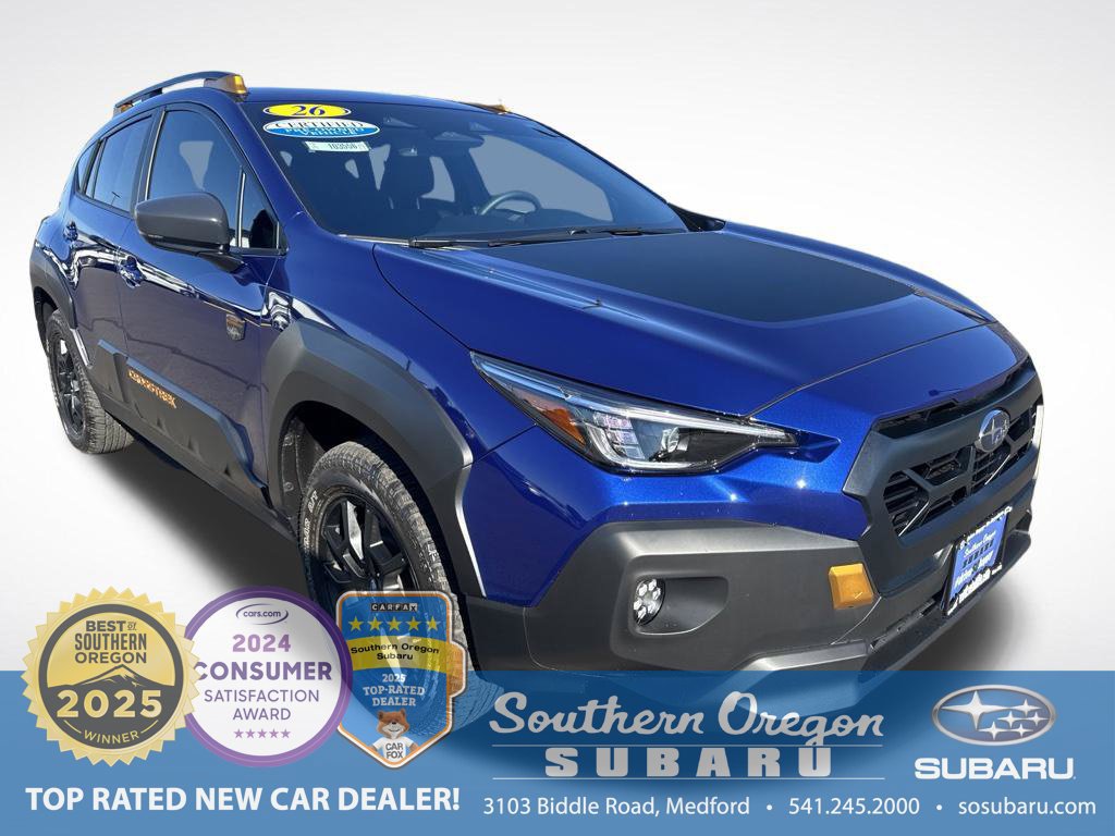 Certified 2026 Subaru Crosstrek 2.5i Wilderness w/ Crosstrek Mirror Package AWD/4WD 360° Tour