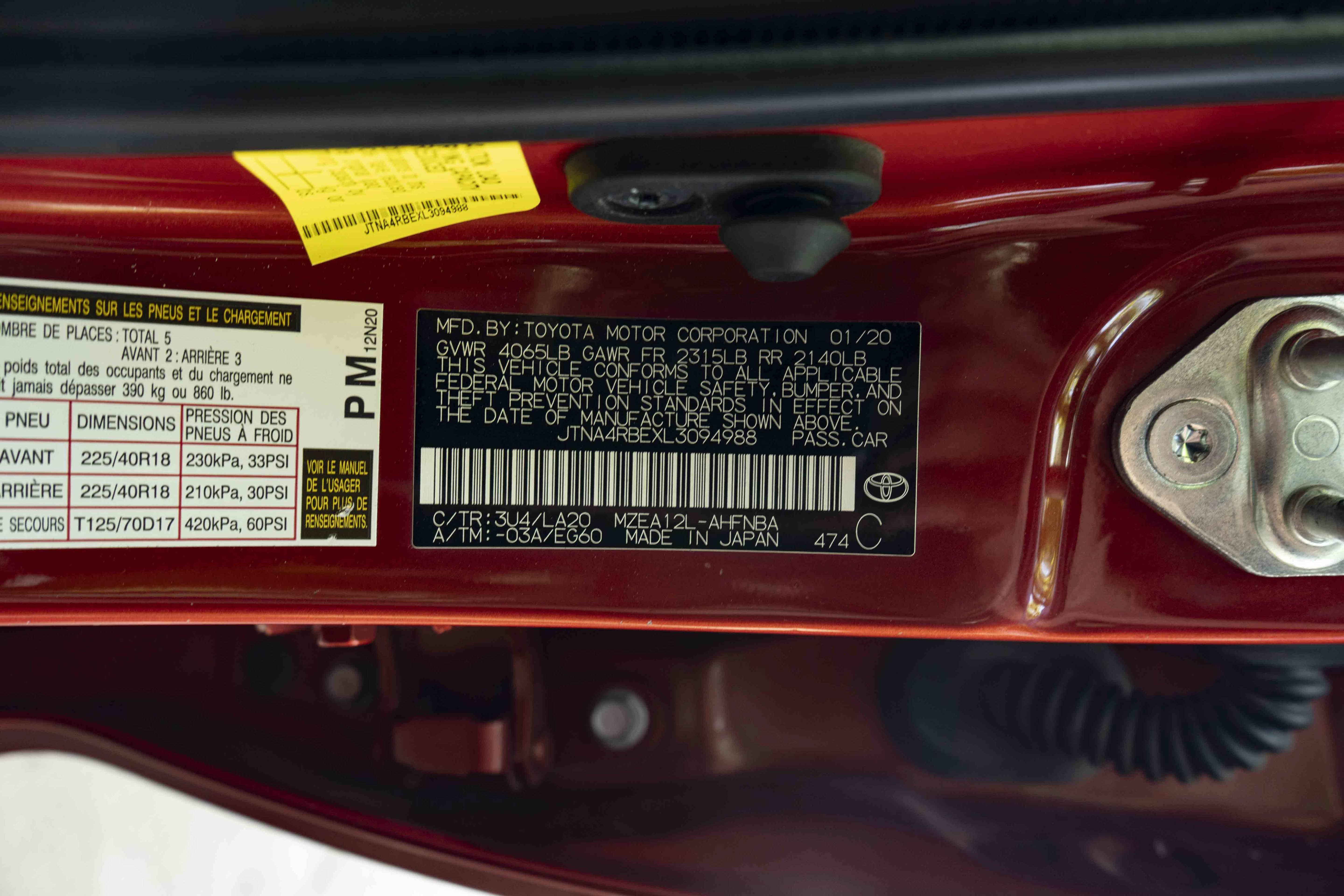 Used 2020 Toyota Corolla XSE FWD image 43