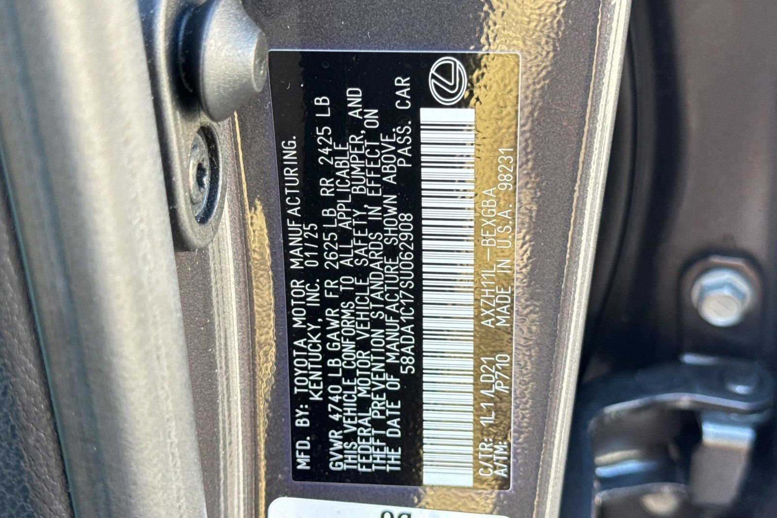Certified 2025 Lexus ES 300h w/ Premium Package FWD image 32