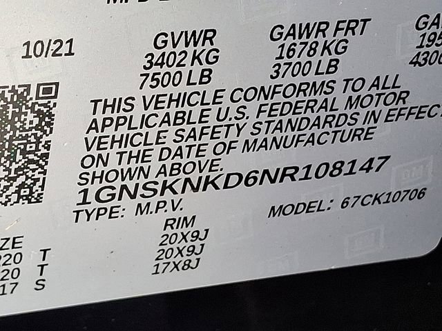 Certified 2022 Chevrolet Tahoe LT w/ LT Signature Package image 31