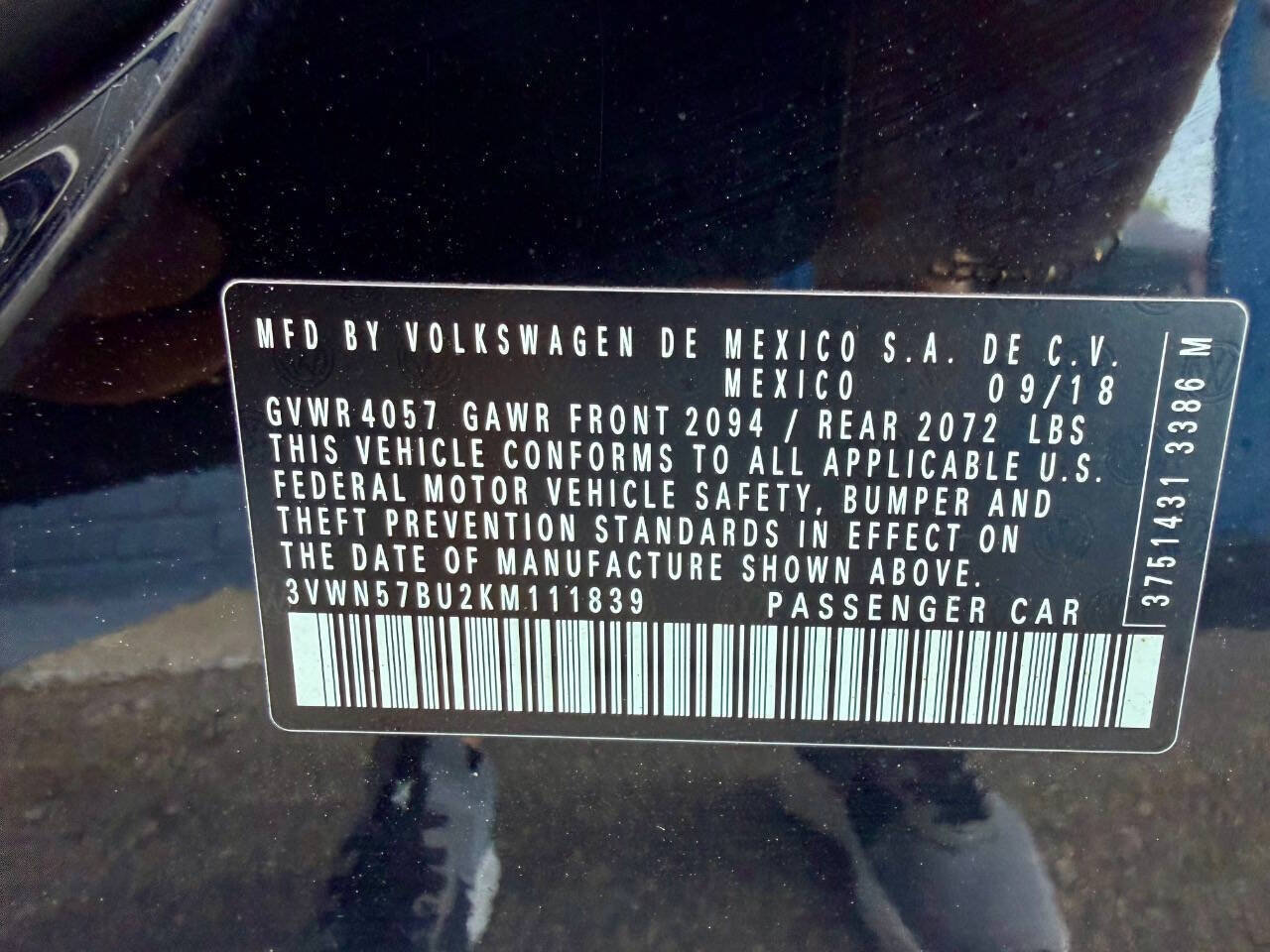 Used 2019 Volkswagen Jetta S FWD image 44