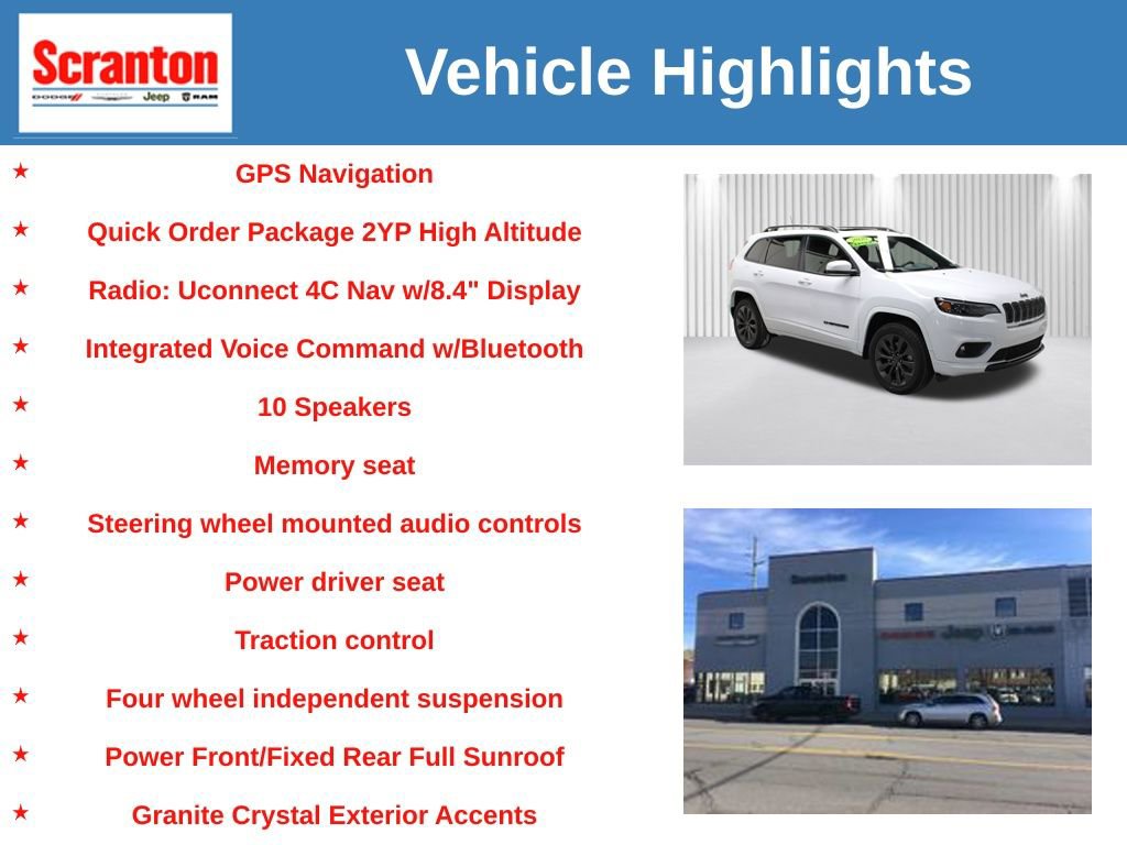 Certified 2020 Jeep Cherokee High Altitude AWD/4WD image 6