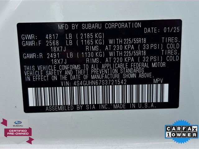 Certified 2025 Subaru Crosstrek 2.5i Limited w/ Crosstrek Mirror Package image 32