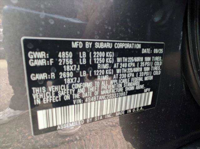 New 2025 Subaru Outback Limited image 23