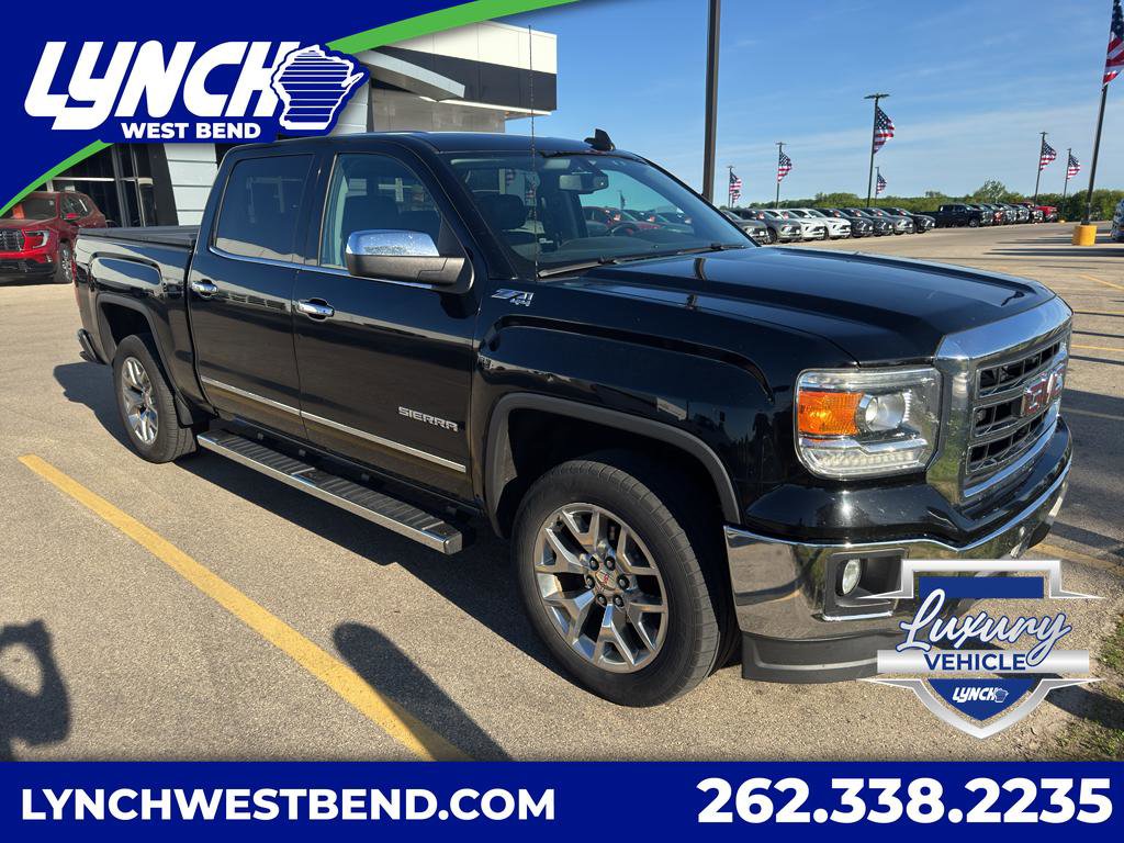 Used 2015 GMC Sierra 1500 SLT w/ SLT Crew Cab Value Package AWD/4WD image 1