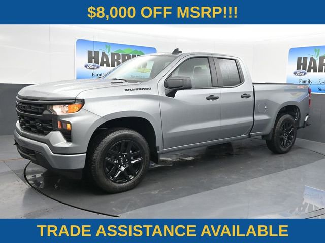 New 2026 Chevrolet Silverado 1500 Custom w/ LPO, Dark Essentials Package AWD/4WD video 1