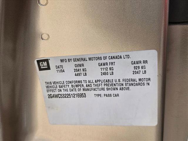 Used 2005 Buick LaCrosse CX w/ Silver Convenience Package FWD image 22