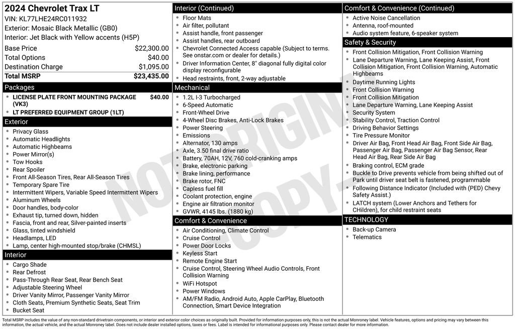 Used 2024 Chevrolet Trax LT image 32
